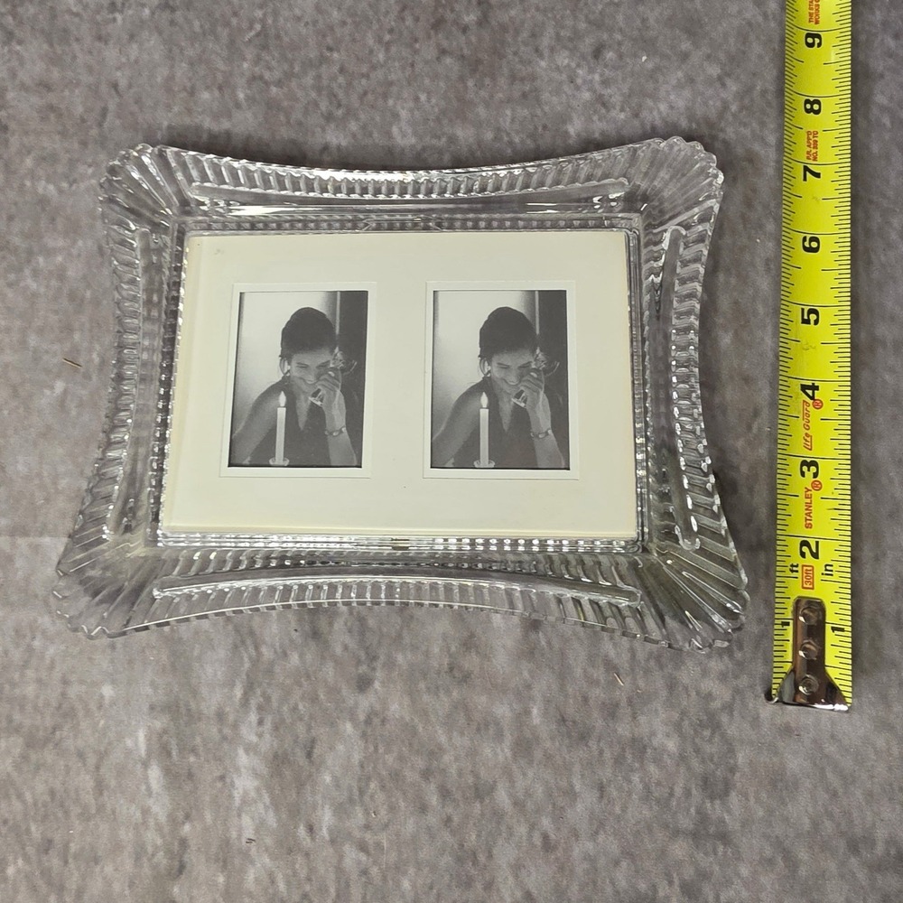 Waterford Crystal Wellesley Picture Frame 4x6 Portrait Clear Cut Glass Ireland
